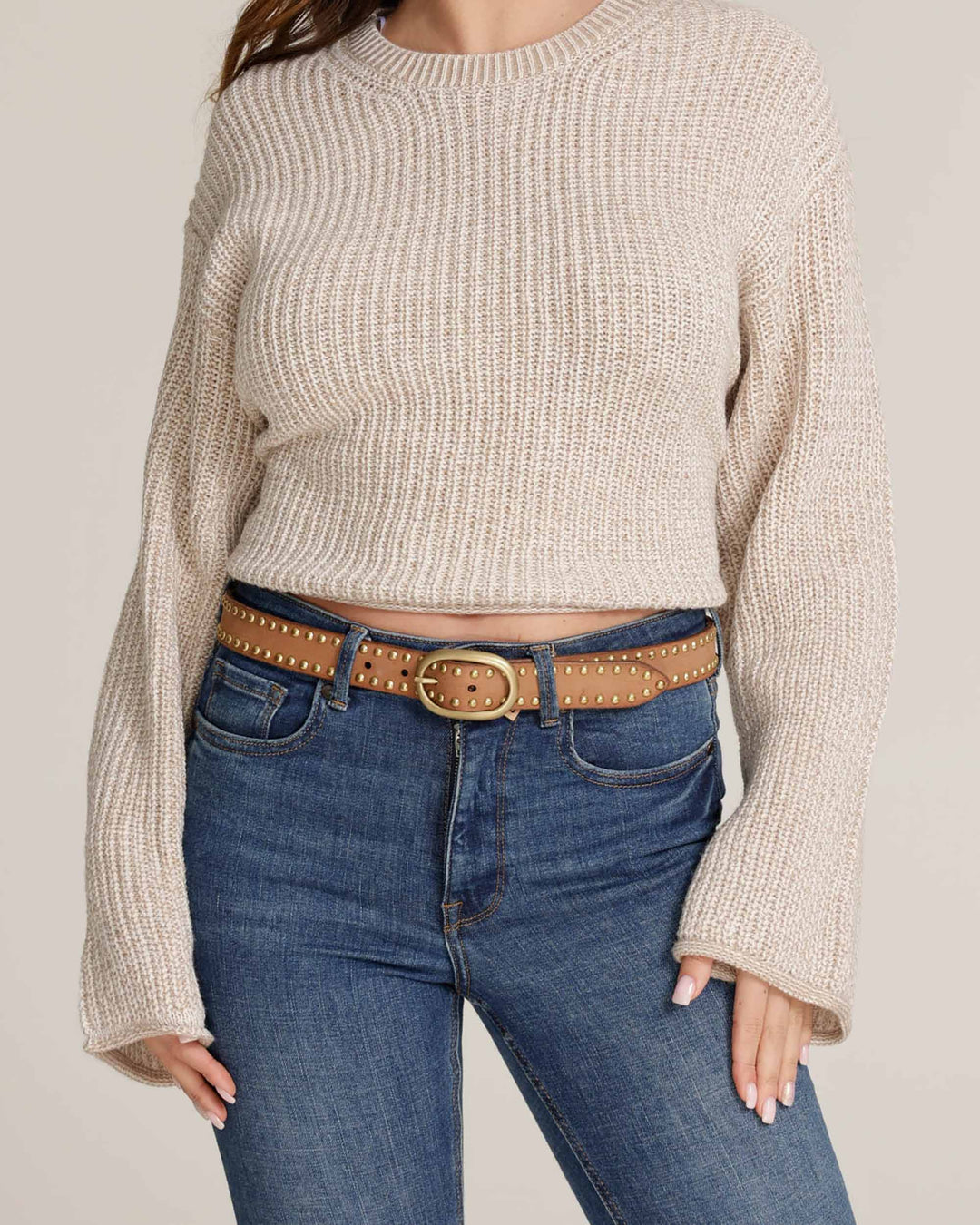 Dara | Studded Leather Belt