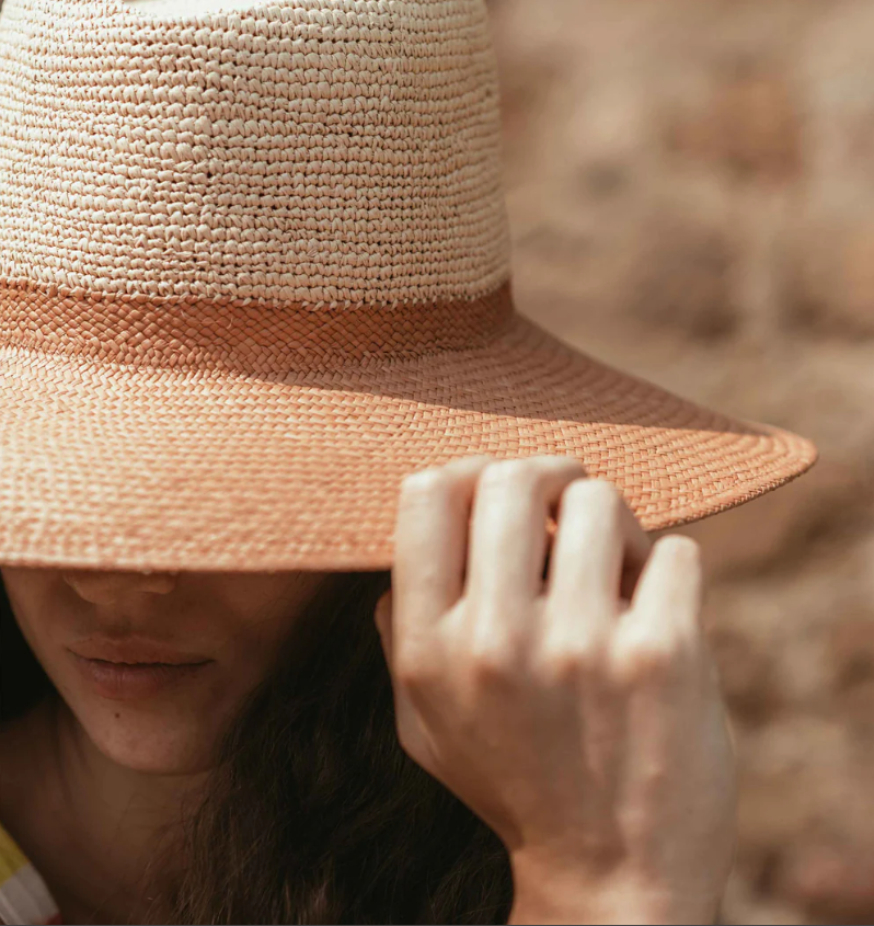 Anemone 2 Tone Straw Hat