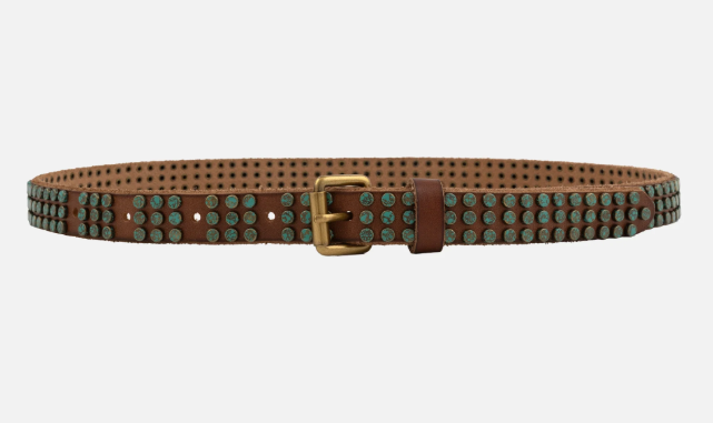 Azra| Studded Bohemian Leather Belt