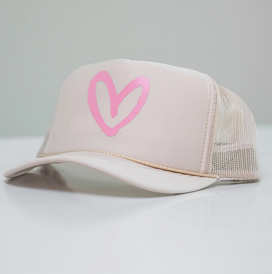 Heart Trucker Hat by House of Shan, ATX