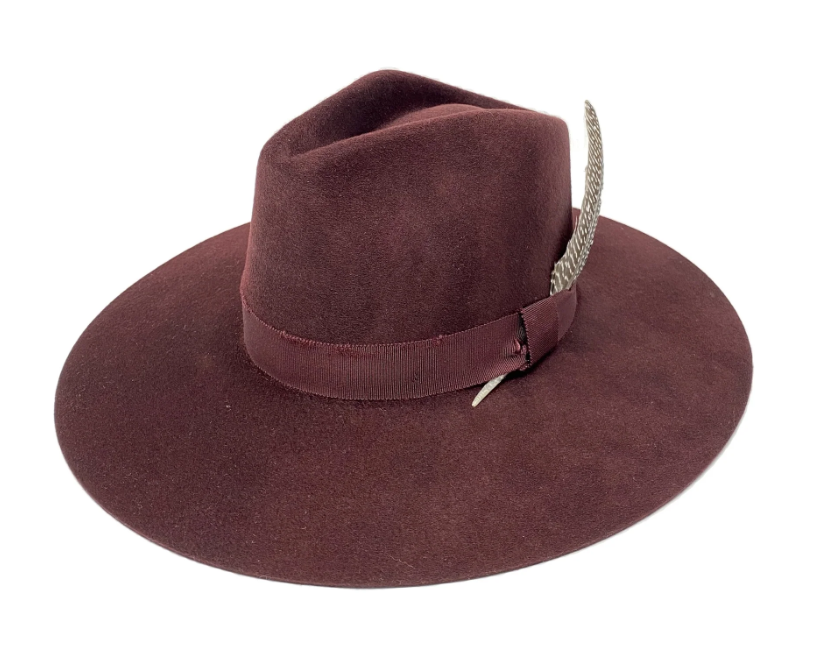 Stockman Fedora in Currant