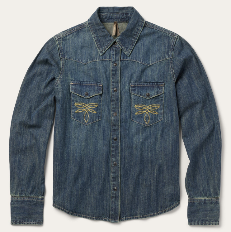 Denim Boyfriend Fit Denim Shirt