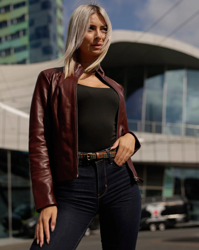 Azra| Studded Bohemian Leather Belt