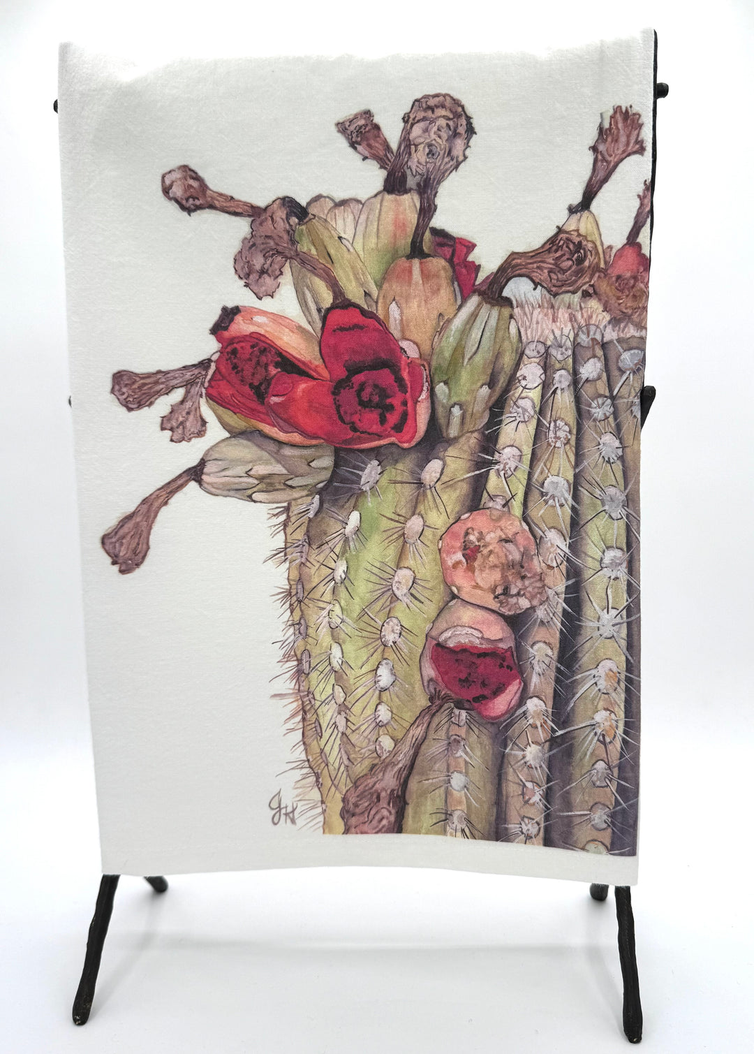 Tea Towel - Cactus Bloom