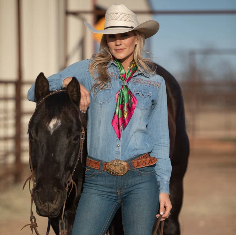 Be Pearful Silk Scarf