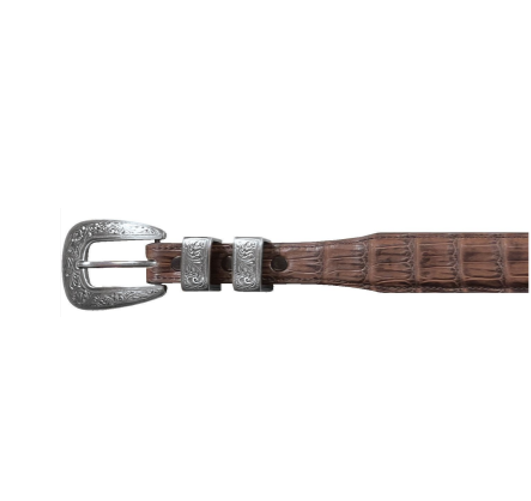 Stetson Caiman Western Belt- Brown