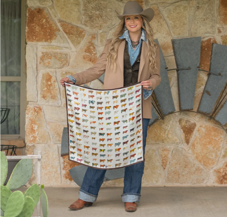 Big Pasture Silk Scarf