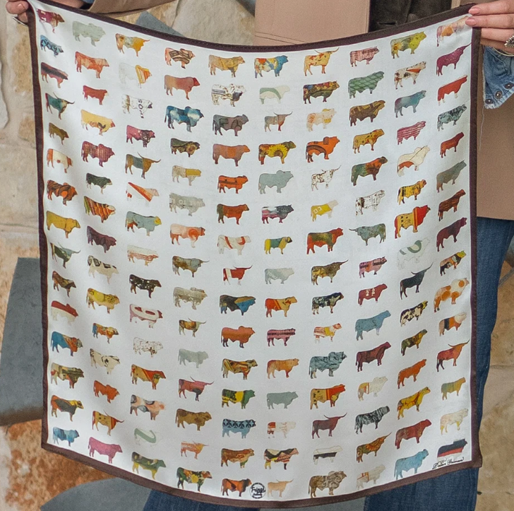 Big Pasture Silk Scarf