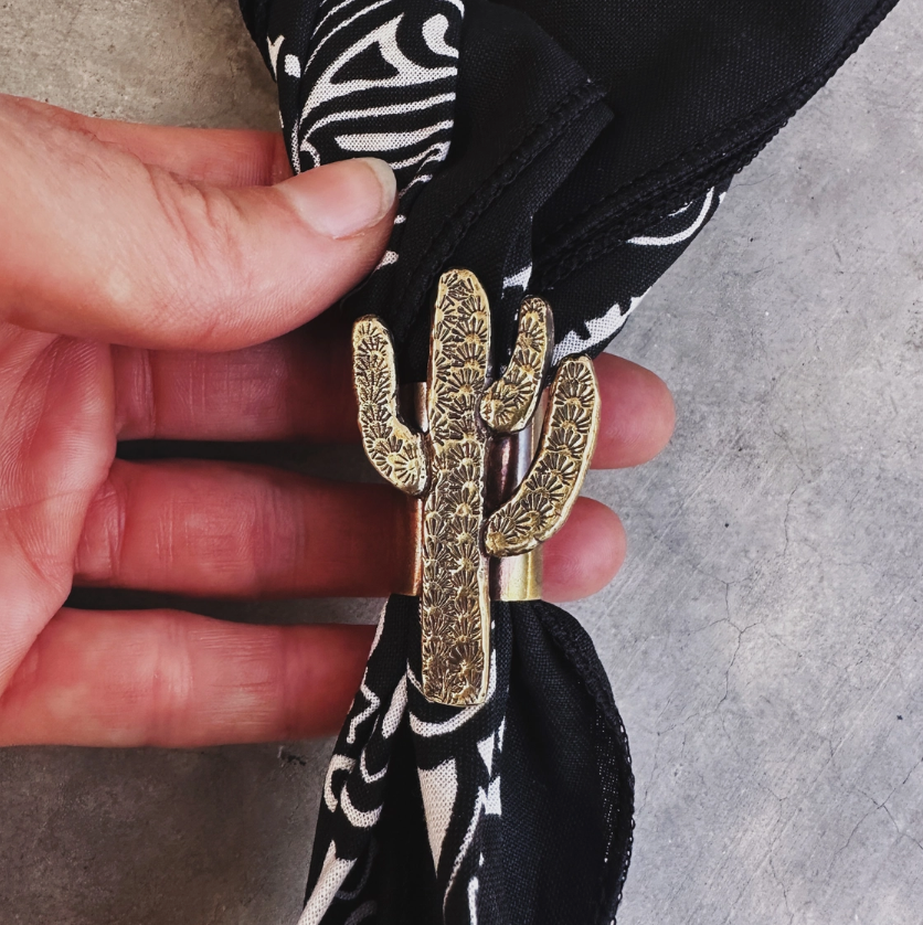 Brass Scarf Slides