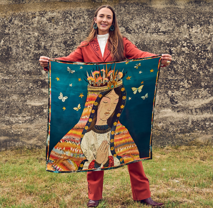 Celestial Queen Silk Scarf