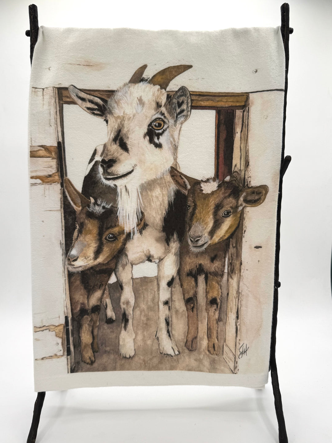 Tea Towel - 3 Goats Are Better Than 1
