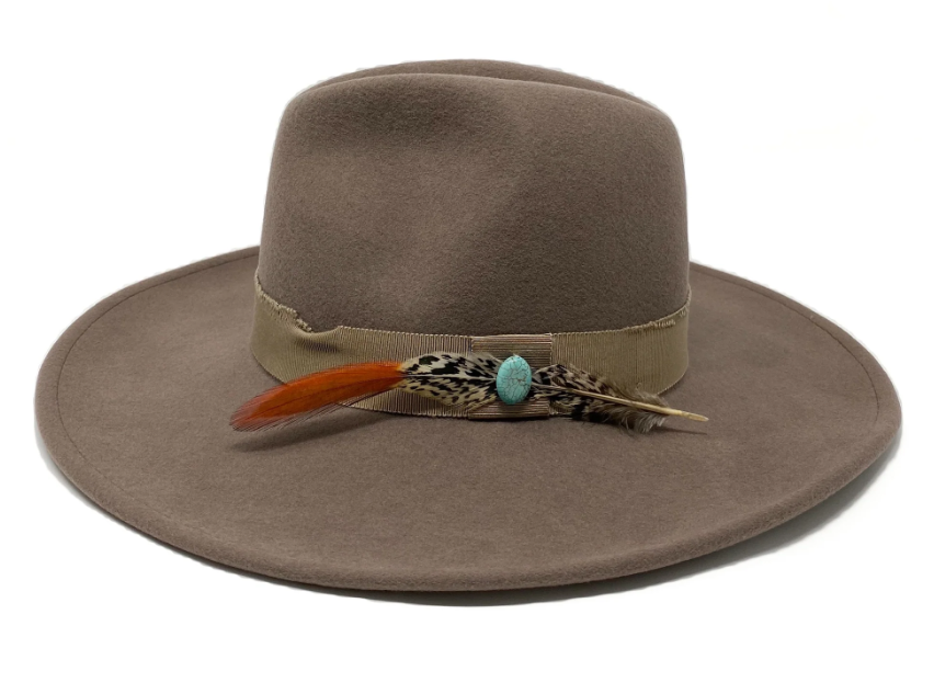 Packable Crushable Felt Hat- Fog