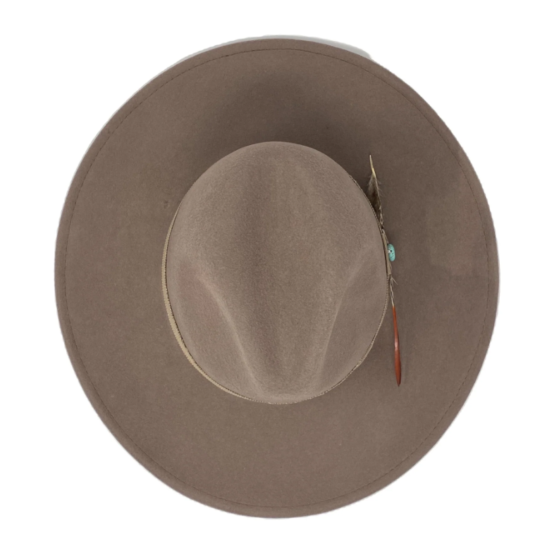 Packable Crushable Felt Hat- Fog