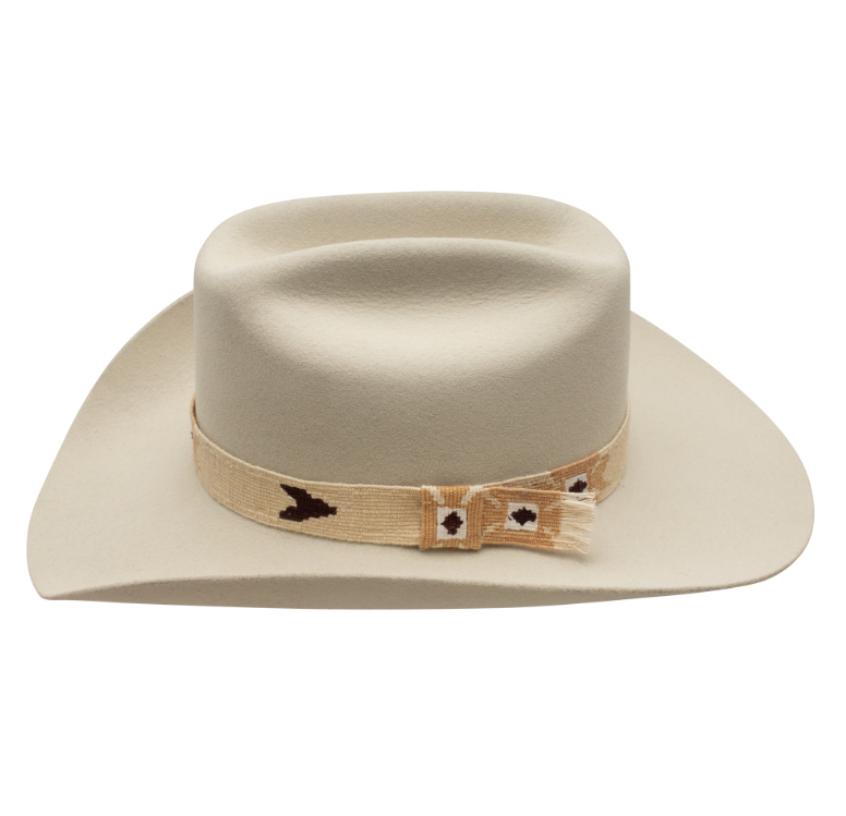 Desert Flower Bone Felt Hat
