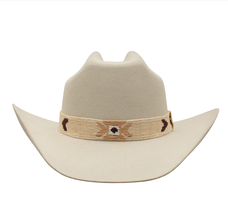 Desert Flower Bone Felt Hat