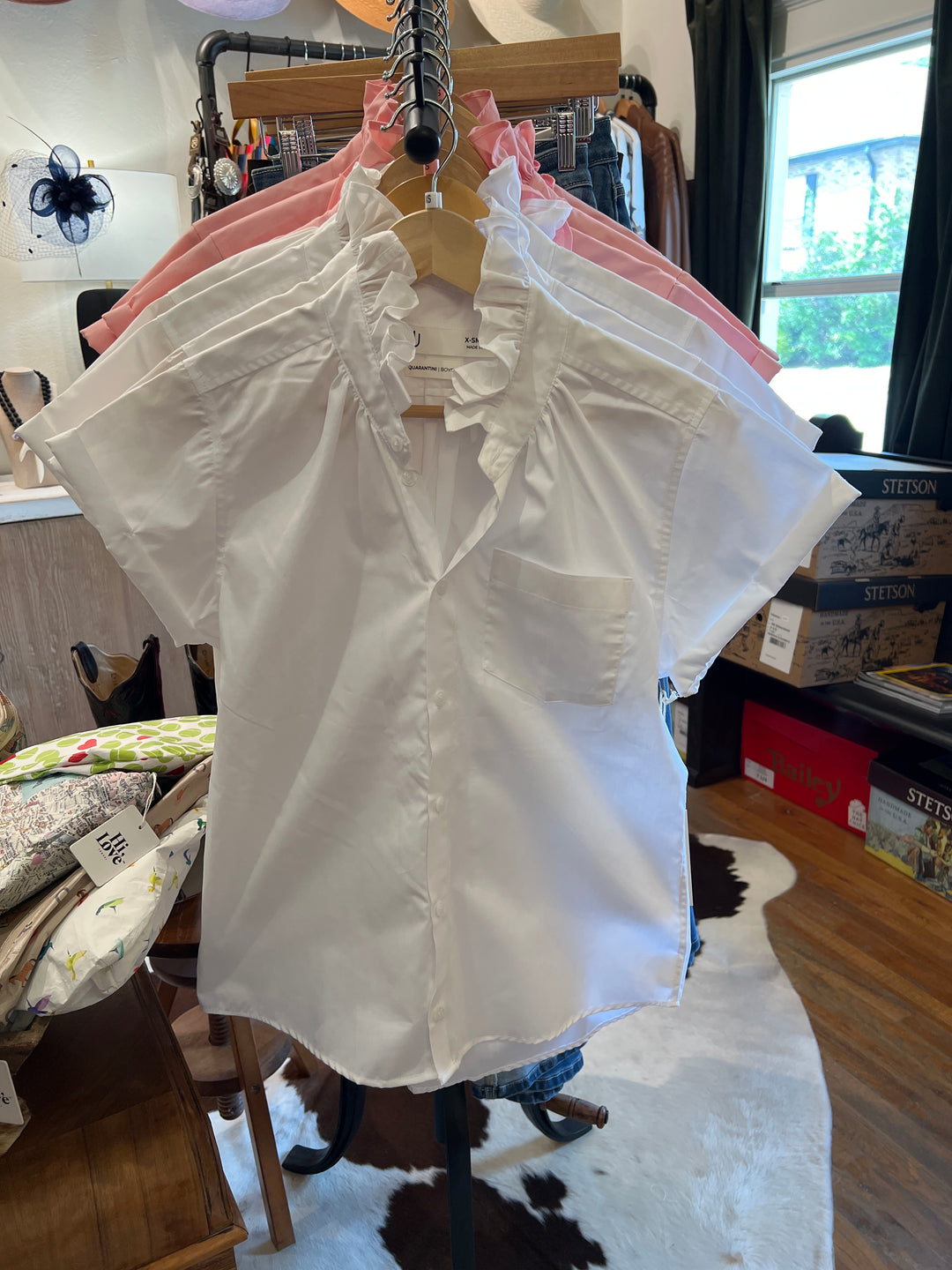Quarantini White Blouse by KMJ