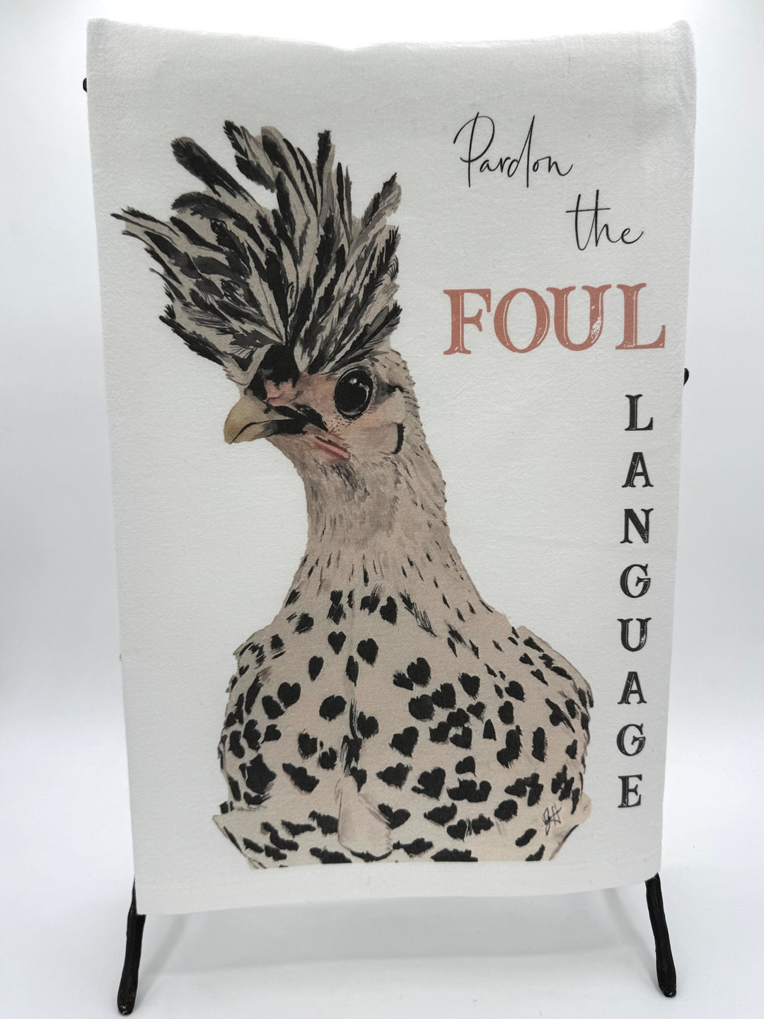 Tea Towel - Pardon the Foul Language