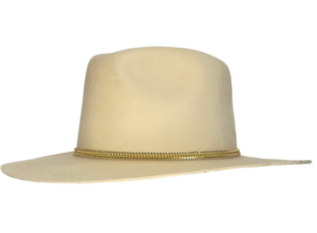 Fish Bone Gold Hat Band
