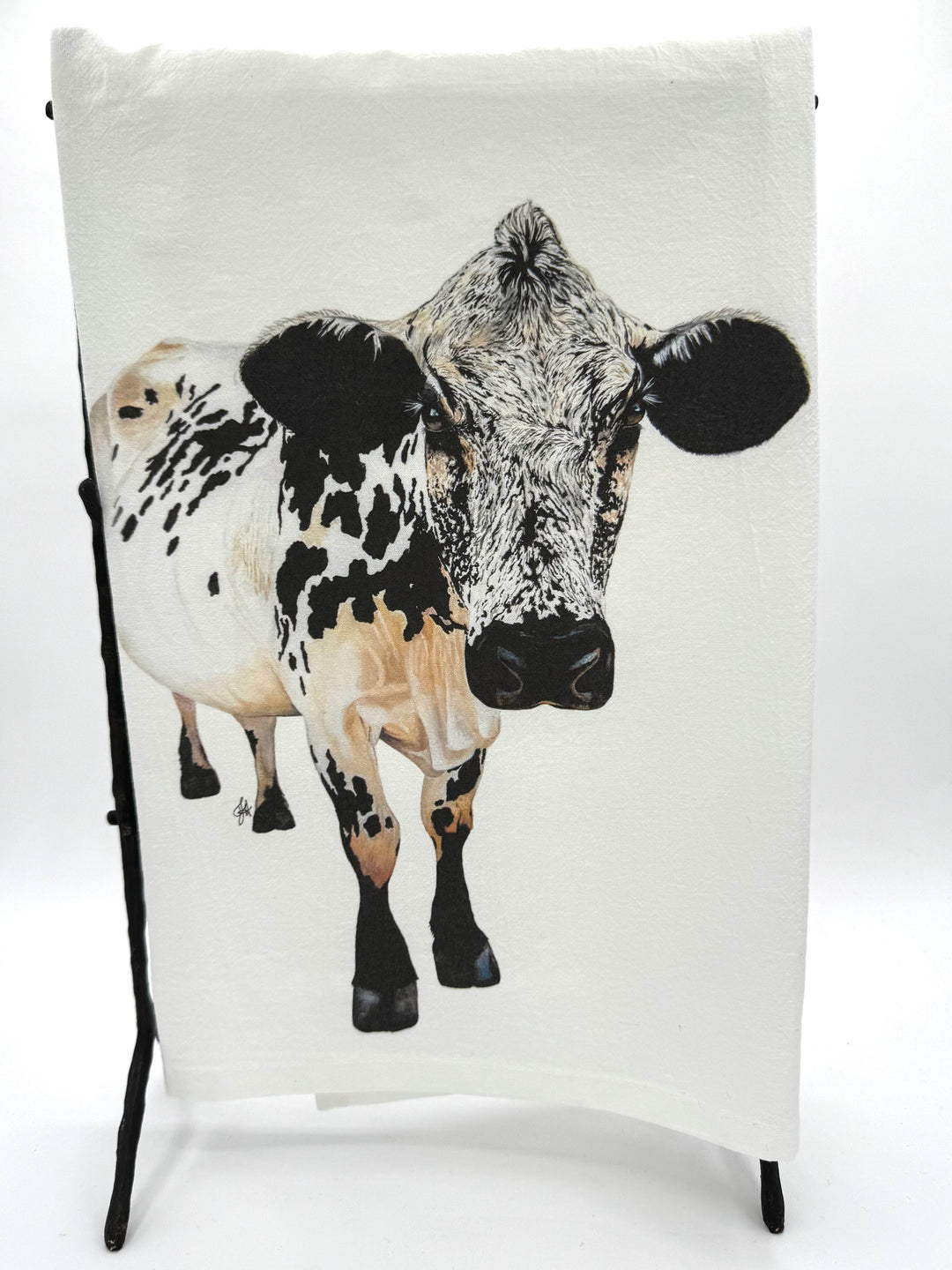 Tea Towel - Cow Time