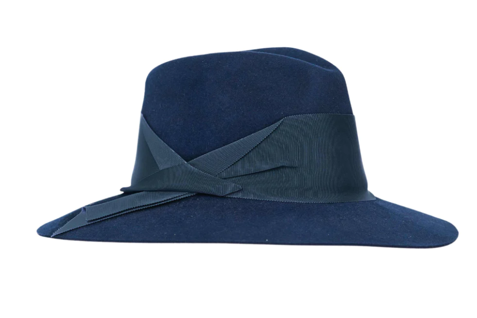 Gardenia- Navy Felt