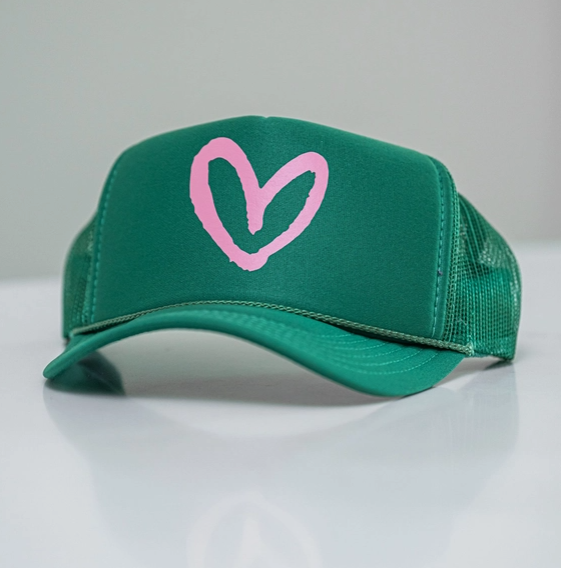 Heart Trucker Hat by House of Shan, ATX