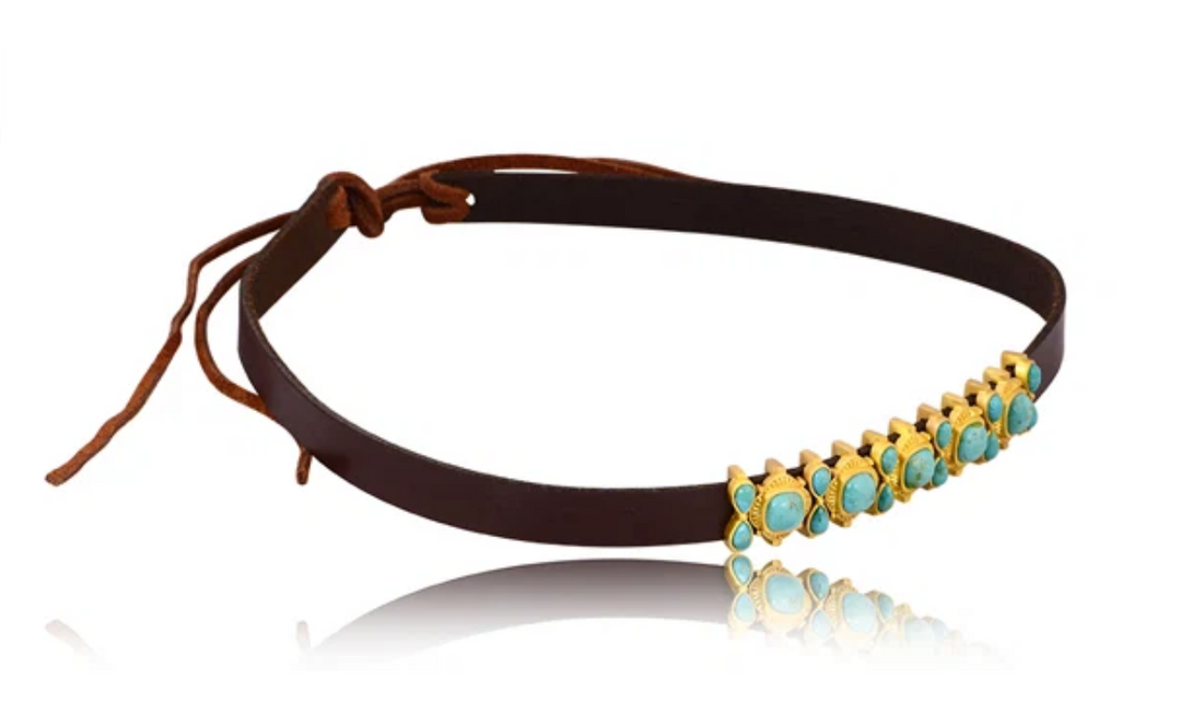 High Noon Turquoise Hat Band by