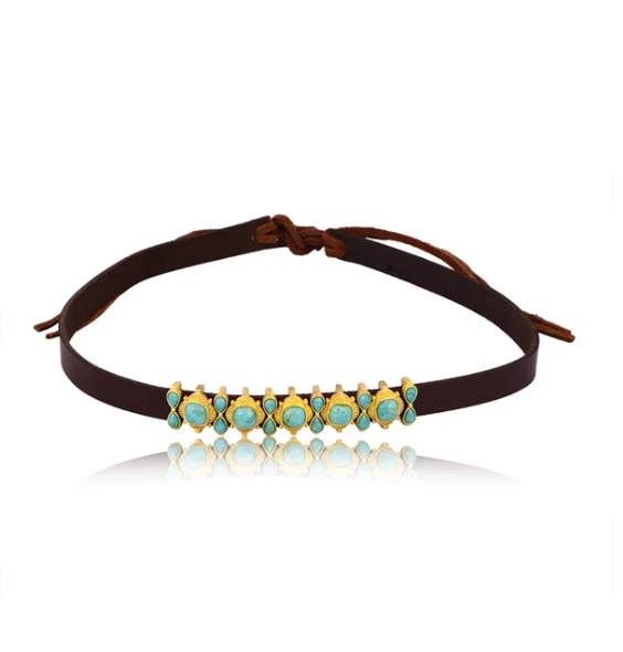 High Noon Turquoise Hat Band by