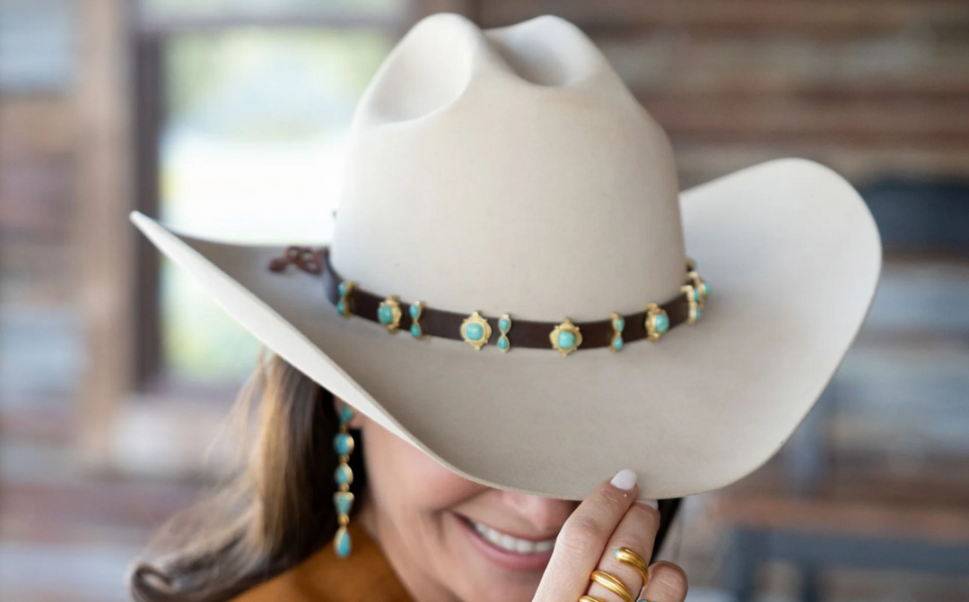 High Noon Turquoise Hat Band by