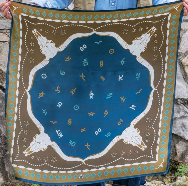 Hooked Silk Scarf