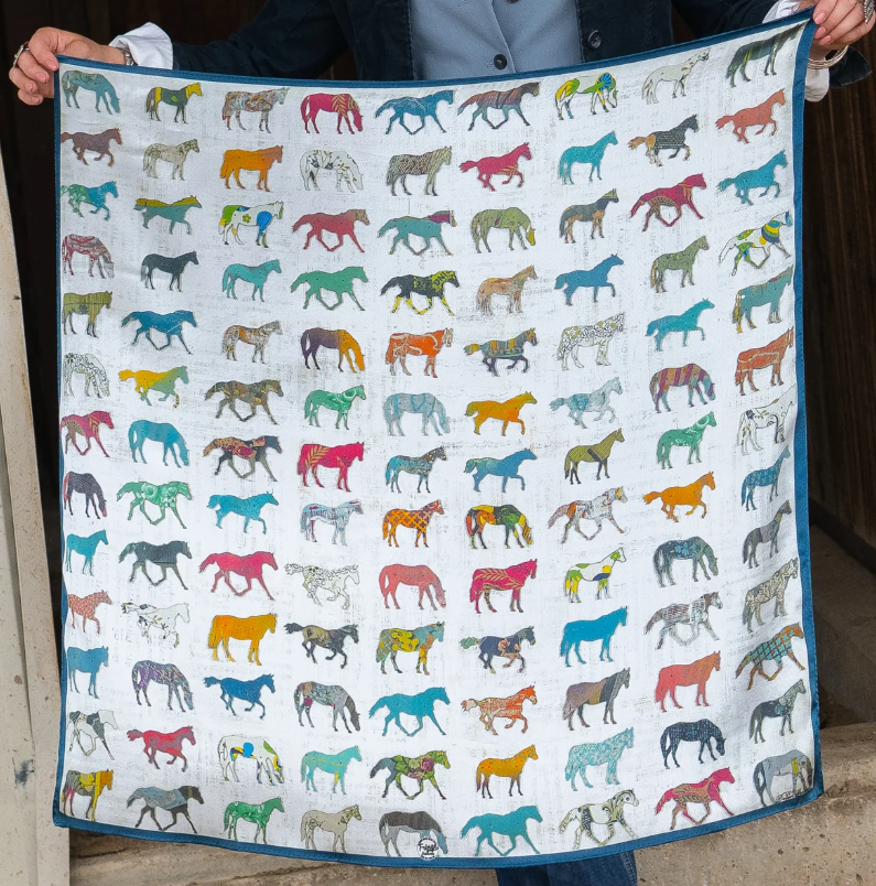 The Remuda Horse Silk Scarf
