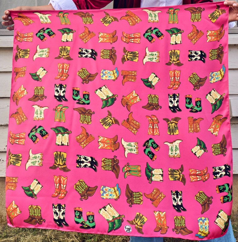 Hot Heels Silk Scarf