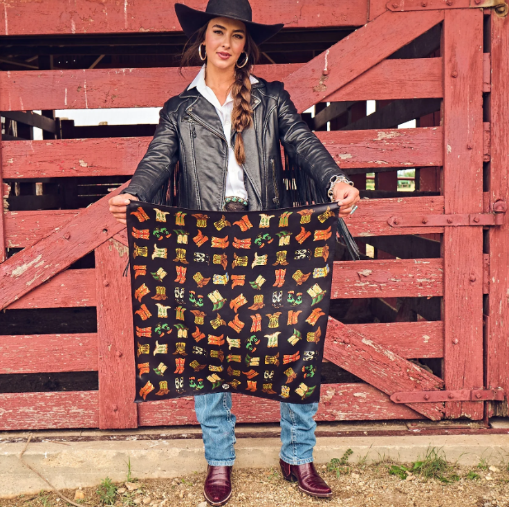 Hot Heels Silk Scarf