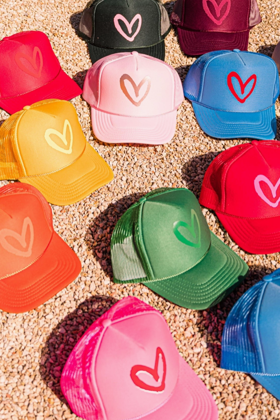 Heart Trucker Hat by House of Shan, ATX