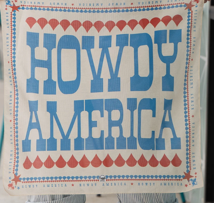 Howdy America Bandana