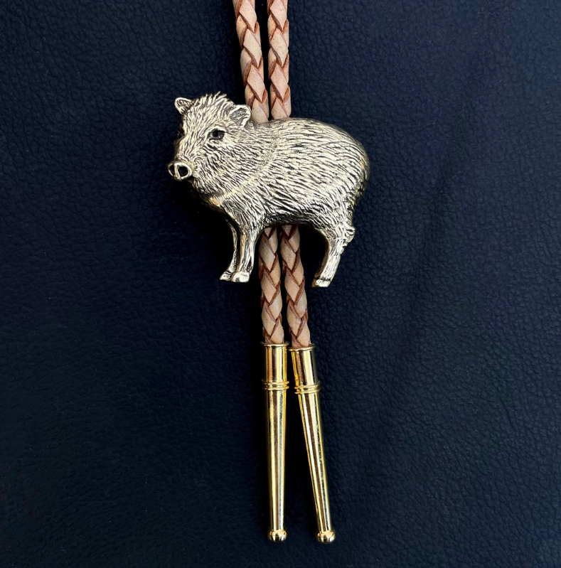 Javelina Bolo Tie