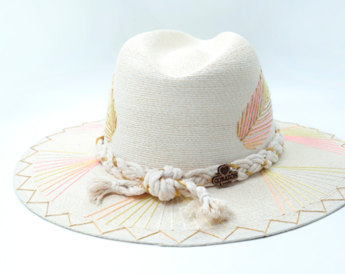 Kapula- Peaches & Cream Straw Hat