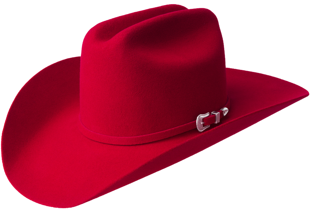 Lightning Cattleman Crown- Red