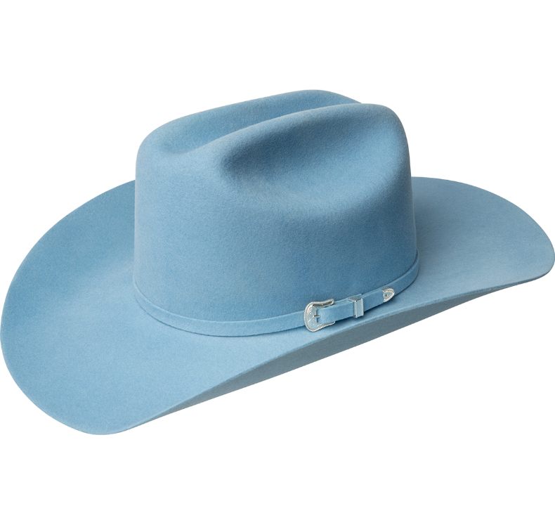 Lightning Cattleman Felt Hat- Dusk Blue  *** PREORDER FOR SEPTEMBER SHIP**