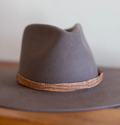 Lizard Hat Band, Limestone Brown