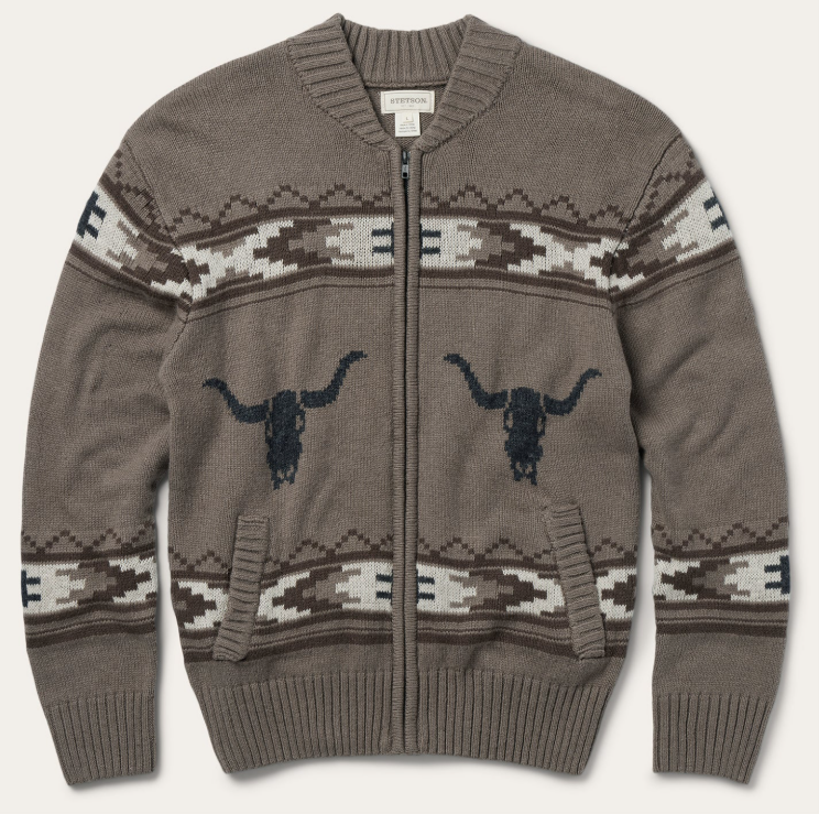 Longhorn Cardigan by Stetson