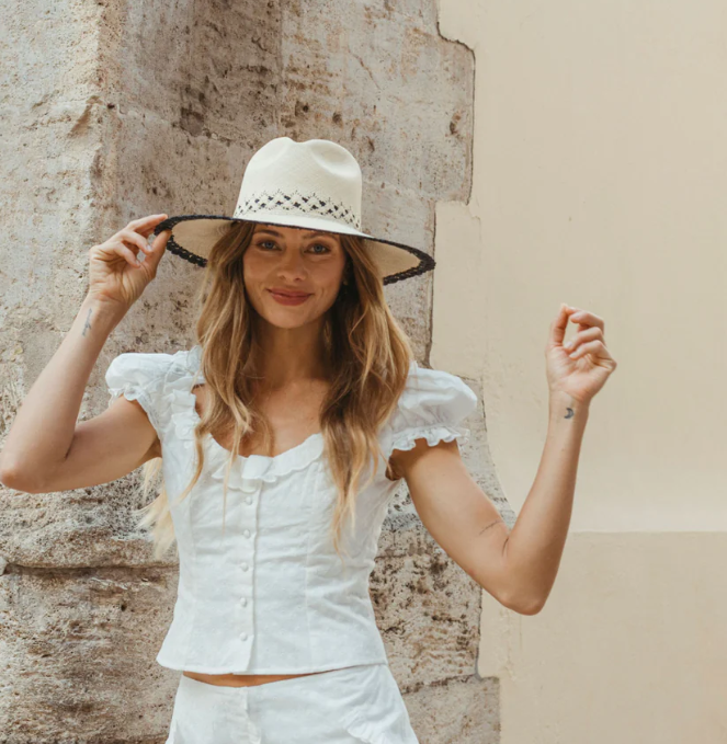Mandrake Straw Hat - Black