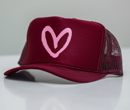 Heart Trucker Hat by House of Shan, ATX
