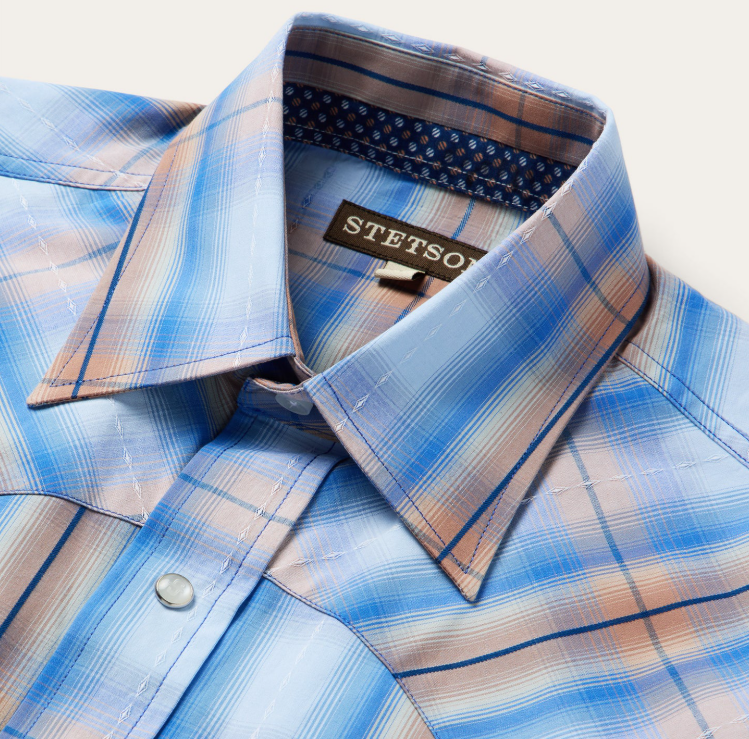 Sunrise Plaid Short Sleeve Shirt