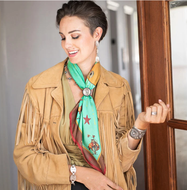 Mint Silk Scarf