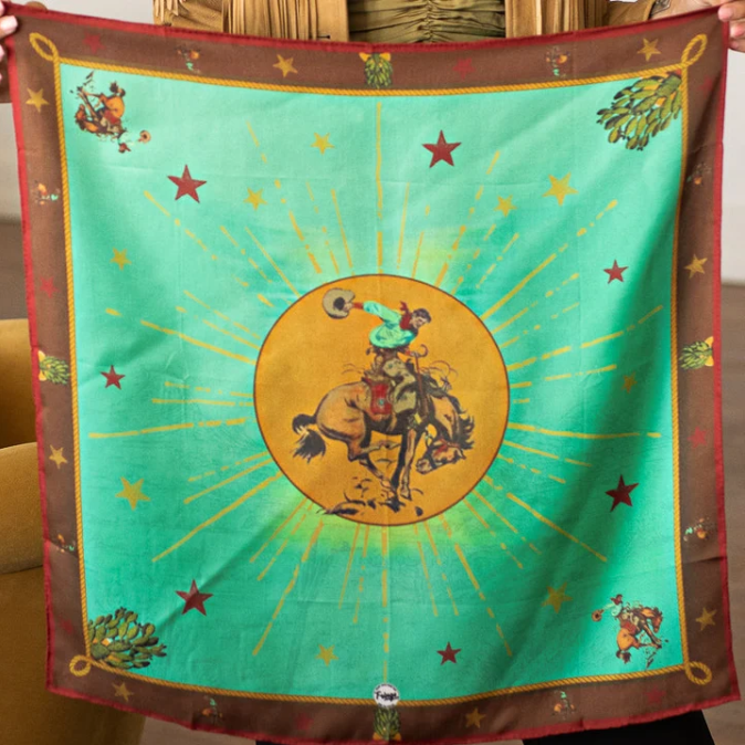 Mint Silk Scarf