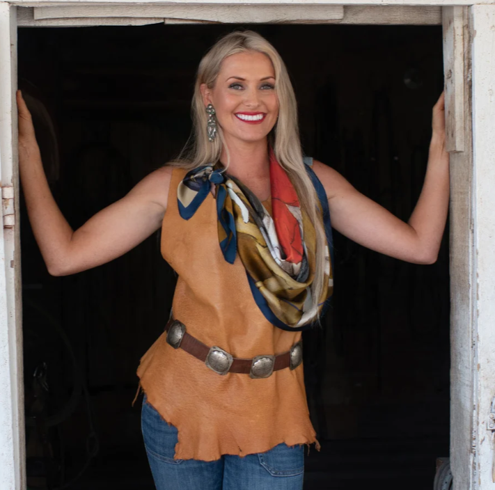 On Tack Silk Scarf