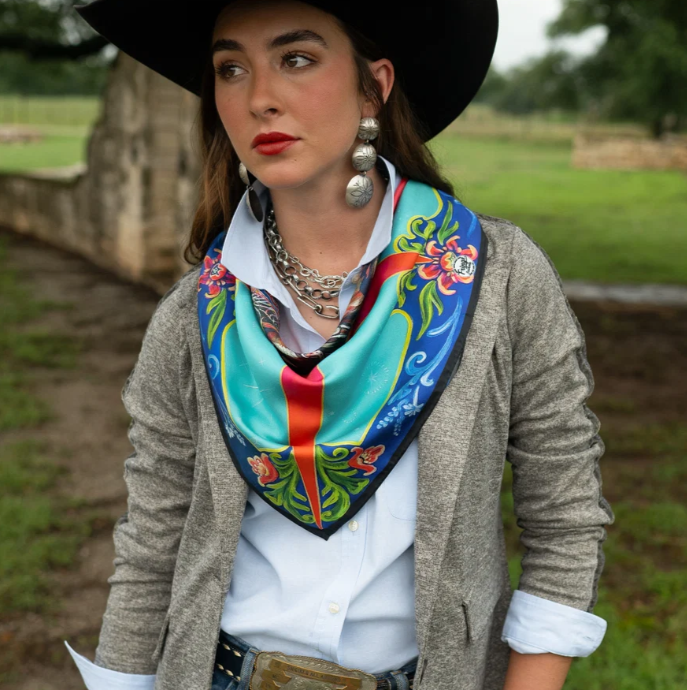On Top of the World Silk Scarf