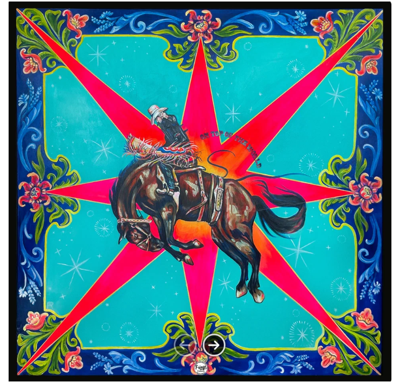 On Top of the World Silk Scarf