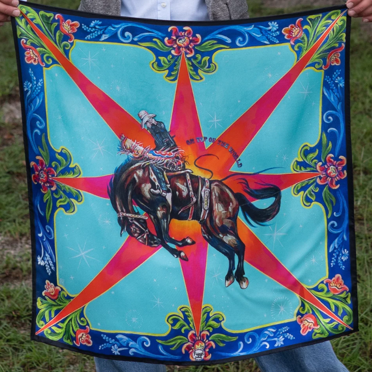On Top of the World Silk Scarf