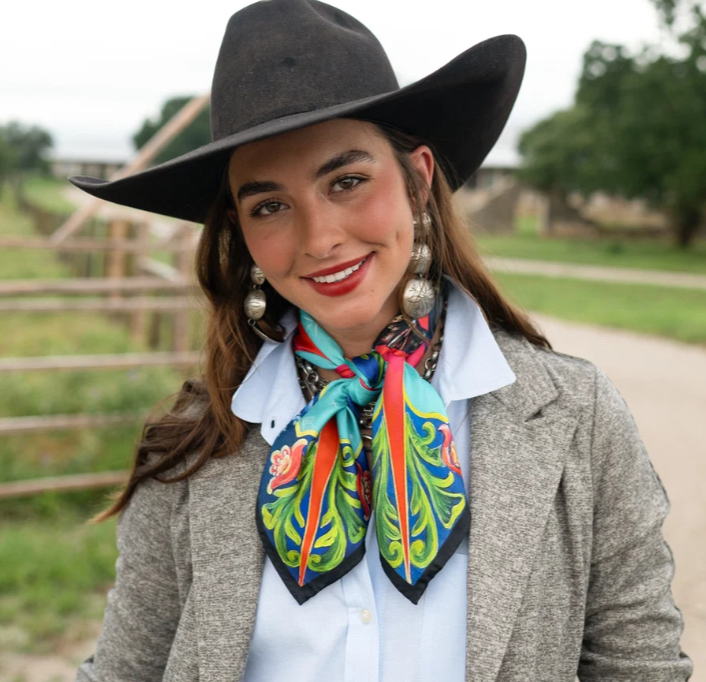 On Top of the World Silk Scarf